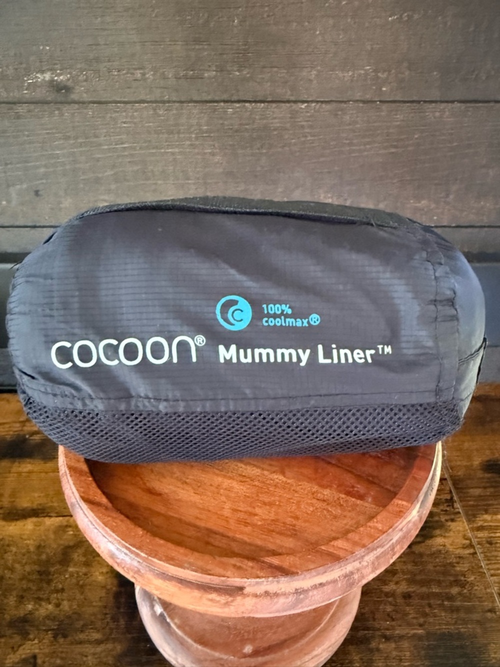 Mummy Liner - Black Travel Sleeping Bag Liner